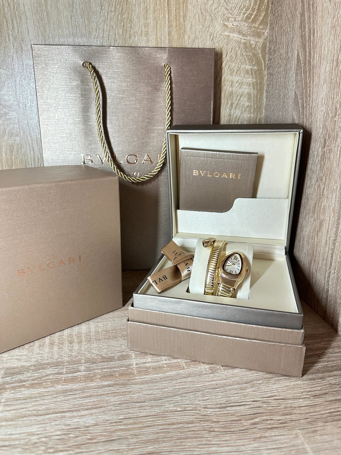 BVLGARI SERPENTI DOUBLE BRACELET COFFRET