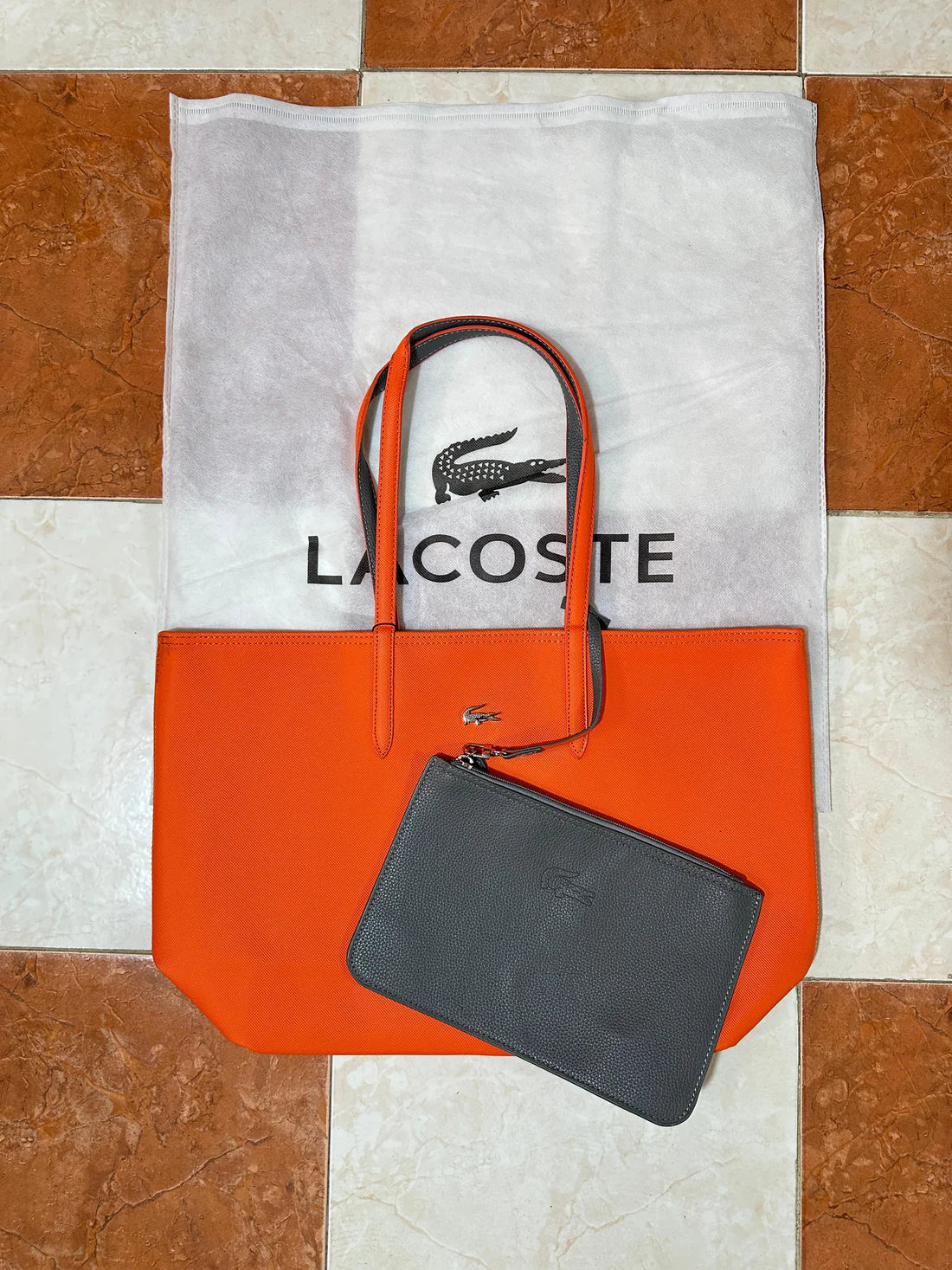 SAC LACOSTE DOUBLE FACE