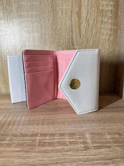 PORTE MONNAIE MK BLANC/MARRON